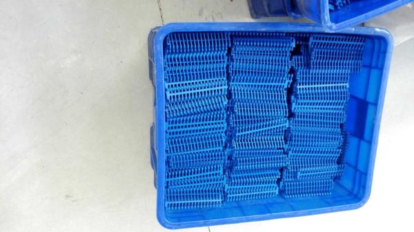 Cintura transportadora de plástico modular resistente ao calor para máquina de transferência de embalagens de alimentos