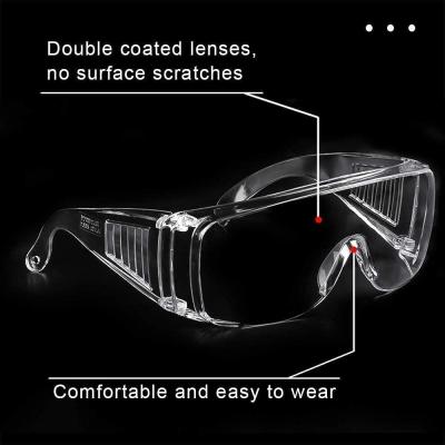 Chemical Resistant PPE Protective Eyewear Safety Glasses Droplet Infection 400nm