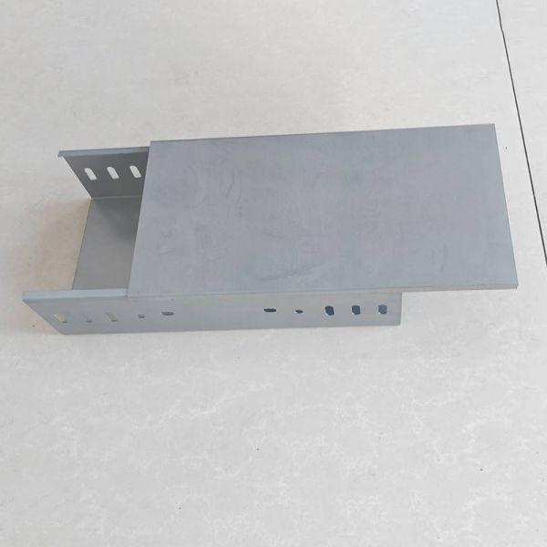 Zinc Aluminum Magnesium Cable Management Tray Steel Cable Trunking Soild Trough