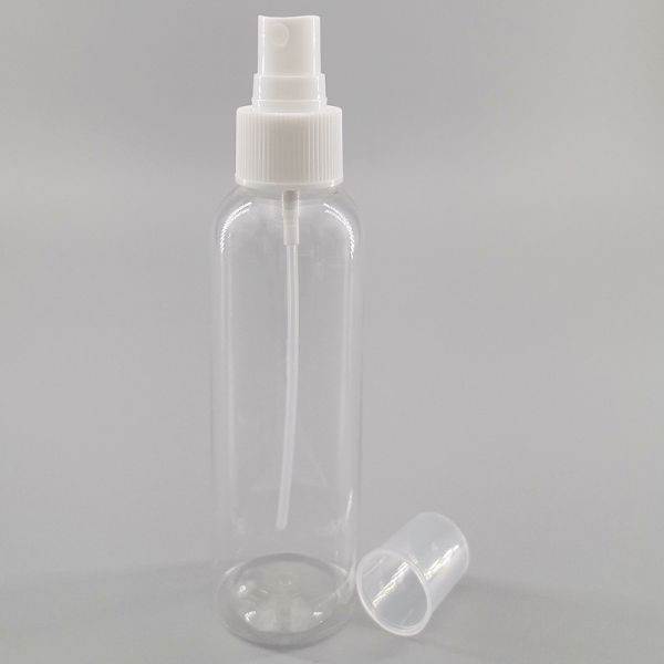 4oz Round 120ml PET Plastic Spray Bottle Cosmetic Packaging