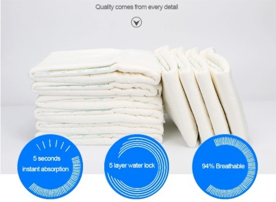High Absorption Hydrophilic Baby Diaper Pants With Wetness Indicator