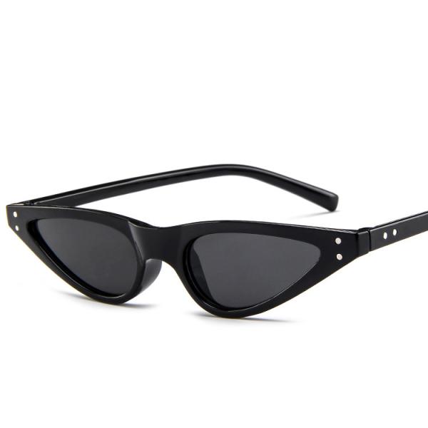 Retro Small Petals Drips Design Small Cat Eye Sunglasses Designer Sunnies Fun Glasses
