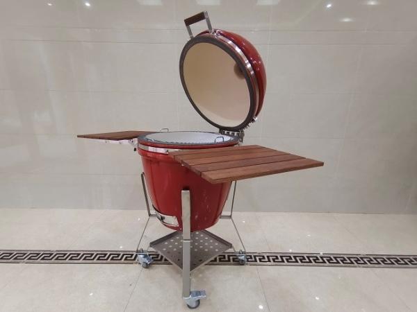 Wine Ceramics Charcoal Kamado Grill Smoker Stainless Steel Accessories