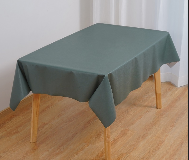 3MM Artificial Fake Leather Vinyl Fabric Waterproof Fake Leather Pvc For Tablecloth