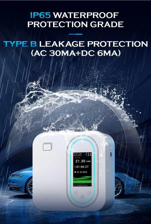 EV Charger Factory EV Charging Station Wifi App Car Charging Pile Electric Vehicle Charger Manufacturer 7kw Wallbox