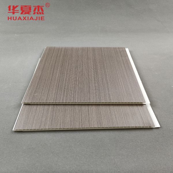 Waterproof PVC Wall Panels wood grains laminated wall panels pvc indoor wall design