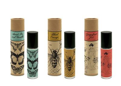 Recycled Luxury Paper Tube Packaging Eco Friendly For Makeup Brush Packaging