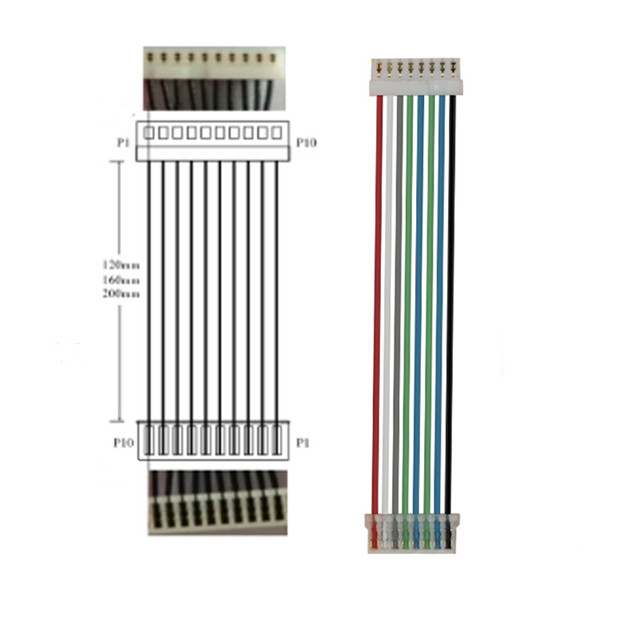сборка кабеля 0.5A 200V AC/Min проводки провода AC 50V изготовленная на заказ