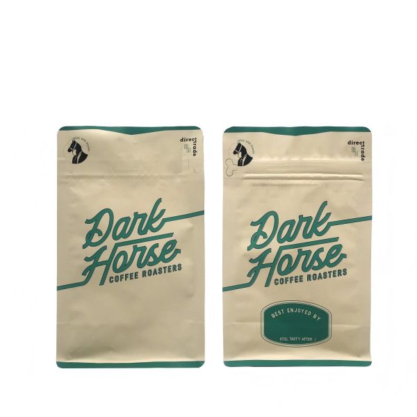 12oz 340g Coffee Bean Packaging Bags Safety Biodegradable Coffee Packaging