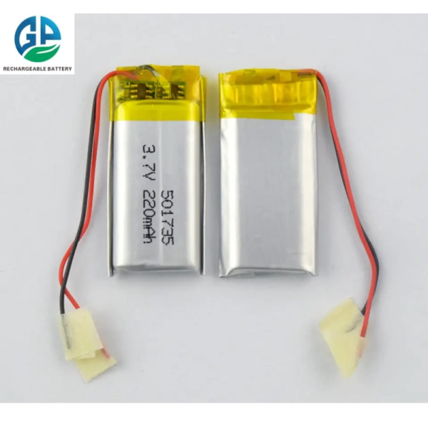 OEM 3.7V 220mAh KC IEC62133 Approved Rechargeable Lithium Polymer Battery Pack