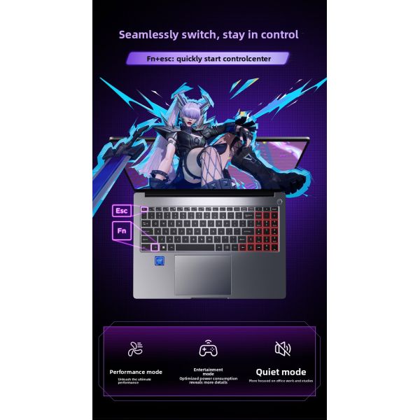Ultra9 Design Specific Lightweight 16 Touch Screen High Performance Intel Gaming Laptop for Business Office Student Use US Plug