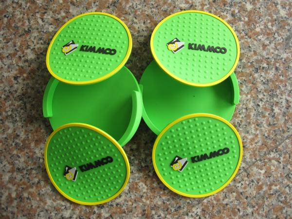 Eco Friendly Silicone Cup Coaster / Coffee Pad Table Protector Cup Mat
