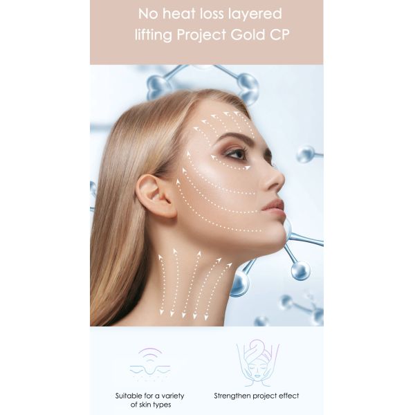 Lotion Conduction Electric Massager for Facial and Neck Beauty EMS Lifting