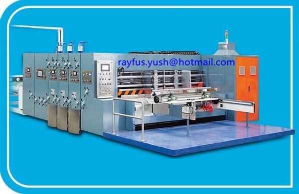 De Flexo da impressora de Slotter Die Cutter alimentador semi auto pre para a borda de ataque da caixa da caixa