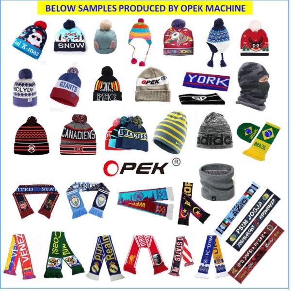 Newest Opek Knitting Machine for Woolen Soccer and Small Diameter Acrylic Hats Perfect