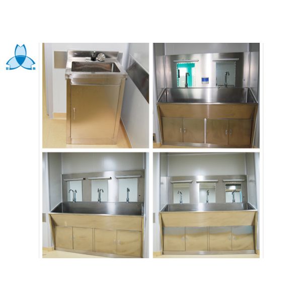 Tres gabinetes del lavabo del cuarto de baño de la mano de los espejos que se lavan con la inducción automática de tres posiciones