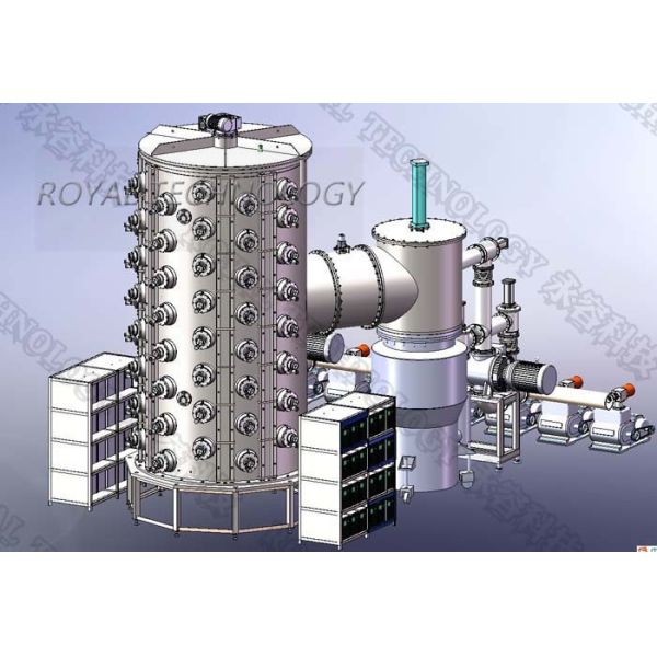 ПВД металлический пистолет черное покрытие оборудование, Большой размер катодической дуги ионной покрытия машины
