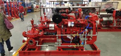 Large Electric Motor Driven Centrifugal Pump / Techtop Motor Fire Fighting Pump Set NFPA20