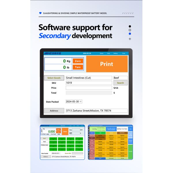 30cm * 40cm Table Size Simple Waterproof Intelligent Scale with Built-in Battery