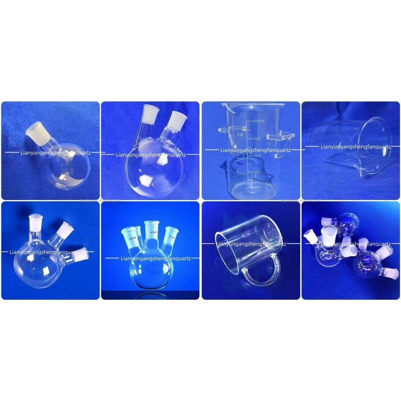 High Light Transmittance and Corrosion Resistant Quartz Ware Quartz Glass Beaker Laboratory Specific Beaker