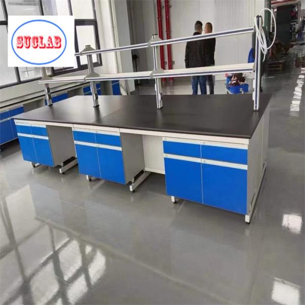 Laboratório de Química Bancada de Trabalho Malásia Aço laminado resistente ao fogo DTC105 DEG Engrenagens Resina Fenólica Top