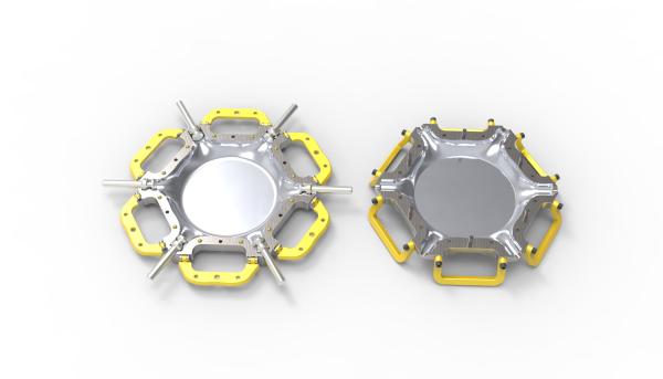 Moule BMC pour drone (UAV) 30 ensembles/mois avec chauffage à température d'huile