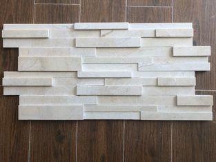15 X 60cm 3 D Split Stacked Cultured Marble Stone For Decoration