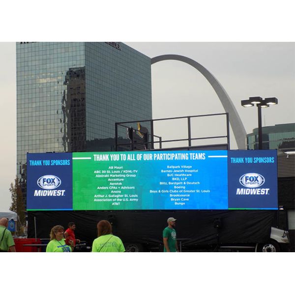 Fast Installation Video Wall Led Display 6000 Nits For Outdoor Activity / Event