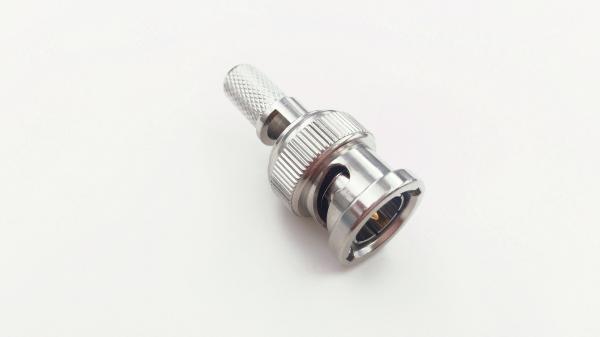 180° RF Coaxial Connectors  50 Ohm Male Coaxial Cable Wire Connector