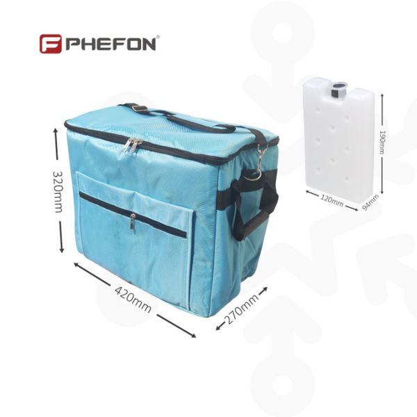 Soft Cooler With Double Zipper Medical Cooler Bag For Cooling Storage
