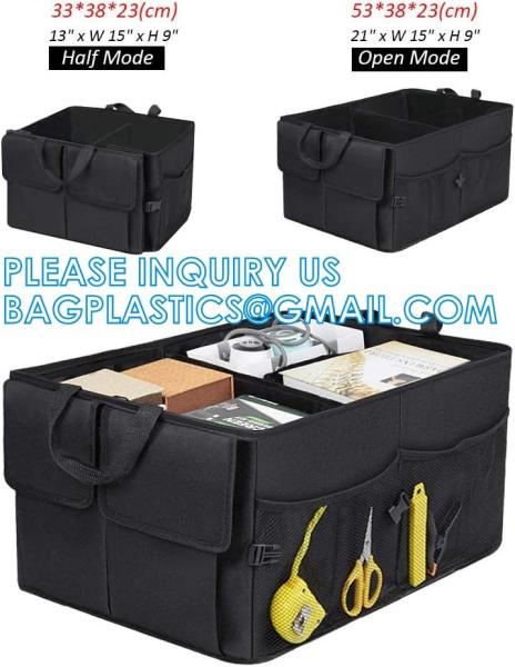 Car Trunk Organzier For Suv, Car Organziers And Storage With 6 Big Pocket, Car Accessories For Women/Men