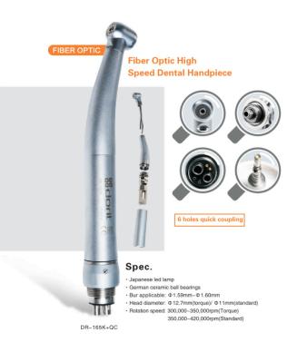 Tipo de alta velocidade dental de Handpieces Kavo da fibra ótica de 6 furos