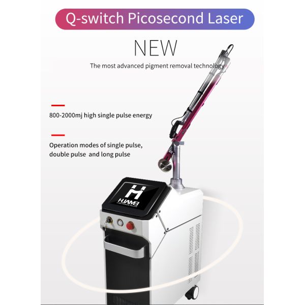 532nm Q Switched Nd Yag Laser Tattoo Removal Machine for Pigmentation Removal in 2024