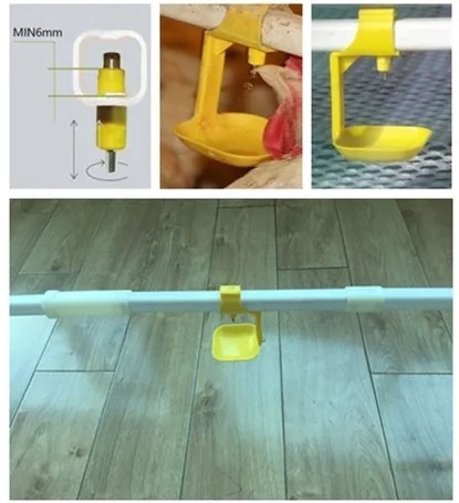 Floor Farming System Broiler Chicken House Poultry Feeders And Drinkers Farm Equipment