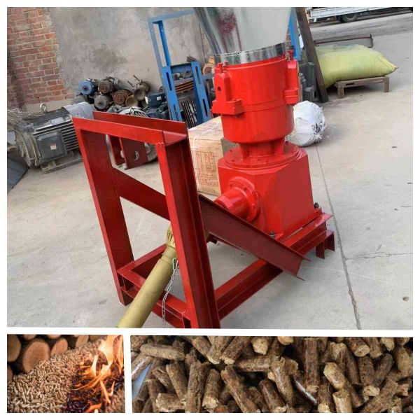 molino de la pelotilla del PTO 300kg/hWood de la impulsión del tractor 10-80hp para hacer pelotillas de la biomasa de 6m m