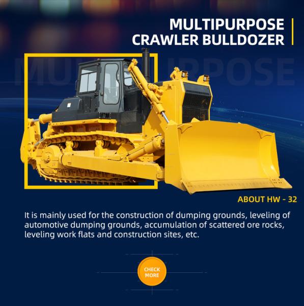 Hydrostatic Transmission 20 Tonne Heavy Duty Bulldozer Construction Equipment