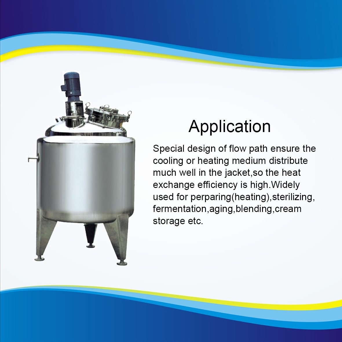 Теплообмен 12000l SS мочит бак для хранения для подготовки стерилизовать