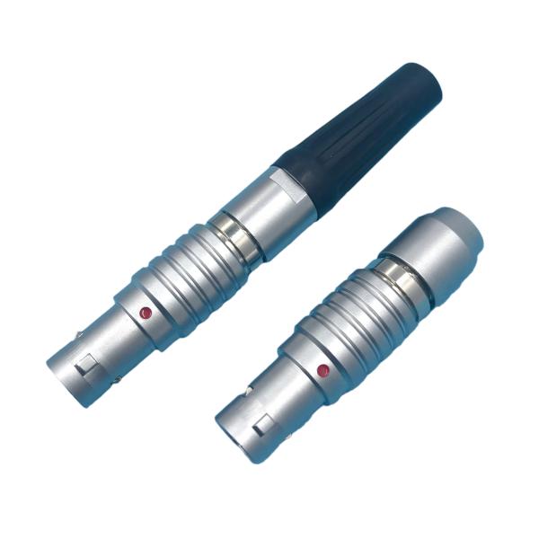 Multi Pin 0B Series LEMO Circular Metal Connectors Male Female Gender