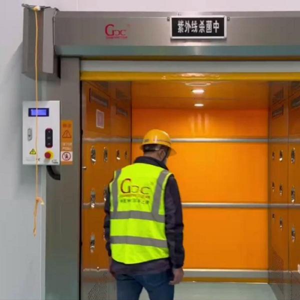 GCC Cargo Clean Room Air Shower with PVC Shutter Door and Photoelectric Sensor for Labs