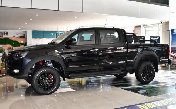 4wd JAC T8 Pro Gasoline Pickup Truck Lhd/Rhd Chinese LED Camera Electric Leather Turbo
