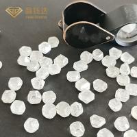 Grand diamant brut blanc de CVD des diamants développé HPHT du carat Size1-1.5 par laboratoire rugueux
