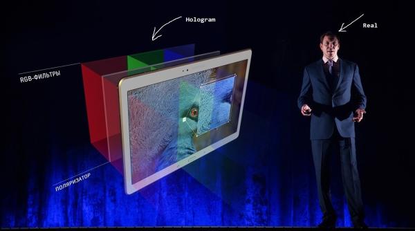 Stage Show 95um Transparent Holographic 3D Screen