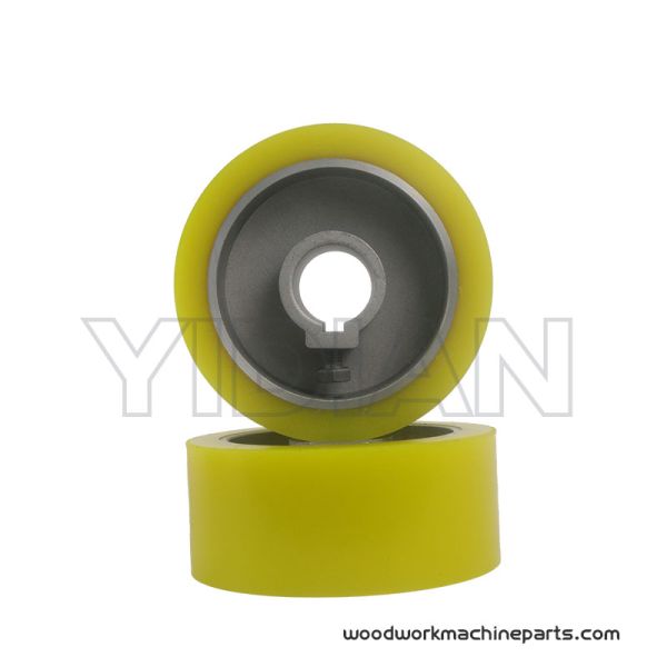 Четырехсторонний планерный полиуретановый кормовой ролик 120X30X50 PU Press Wheel