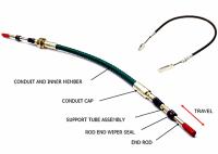 Todo tipo de cable mecánico de cambios de freno cable de embrague cable de embrague, simple de instalar y fácil de mantener