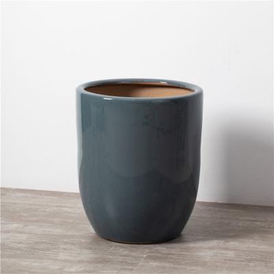 Custom Modern Balcony Garden Pots Indoor Outdoor Floor Decorative Ceramic Plant Flower Pot Set