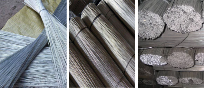 OEM прямо отрезал бандажную проволоку гальванизированную утюгом