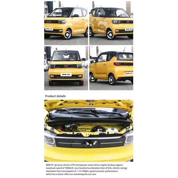 Китай Дешевые новые энергетические транспортные средства Подержанный электромобиль Wuling Mini Ev