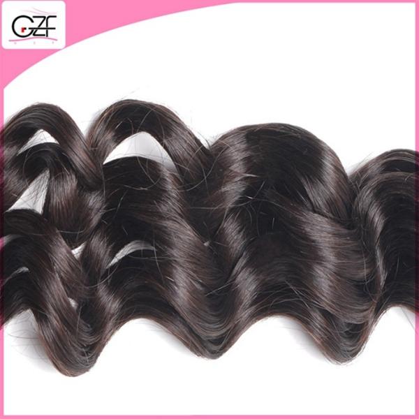 Brazilian Wet and Wavy Hair Bundles Deep Wave Hair, 8a Virgin Human Hair with Closure