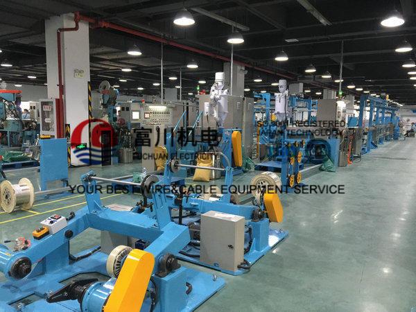 FC PVC Extrusion Machine For Wire Dia 1.5-12mm With Extrusion Output 180kg/h