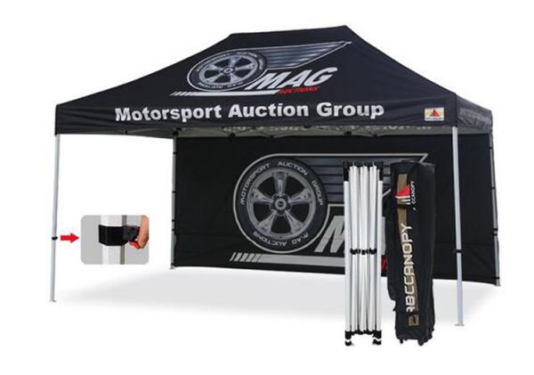 Trade Show Marquee Canopy Tent , Outdoor 4x6 Advertising Folding Tent